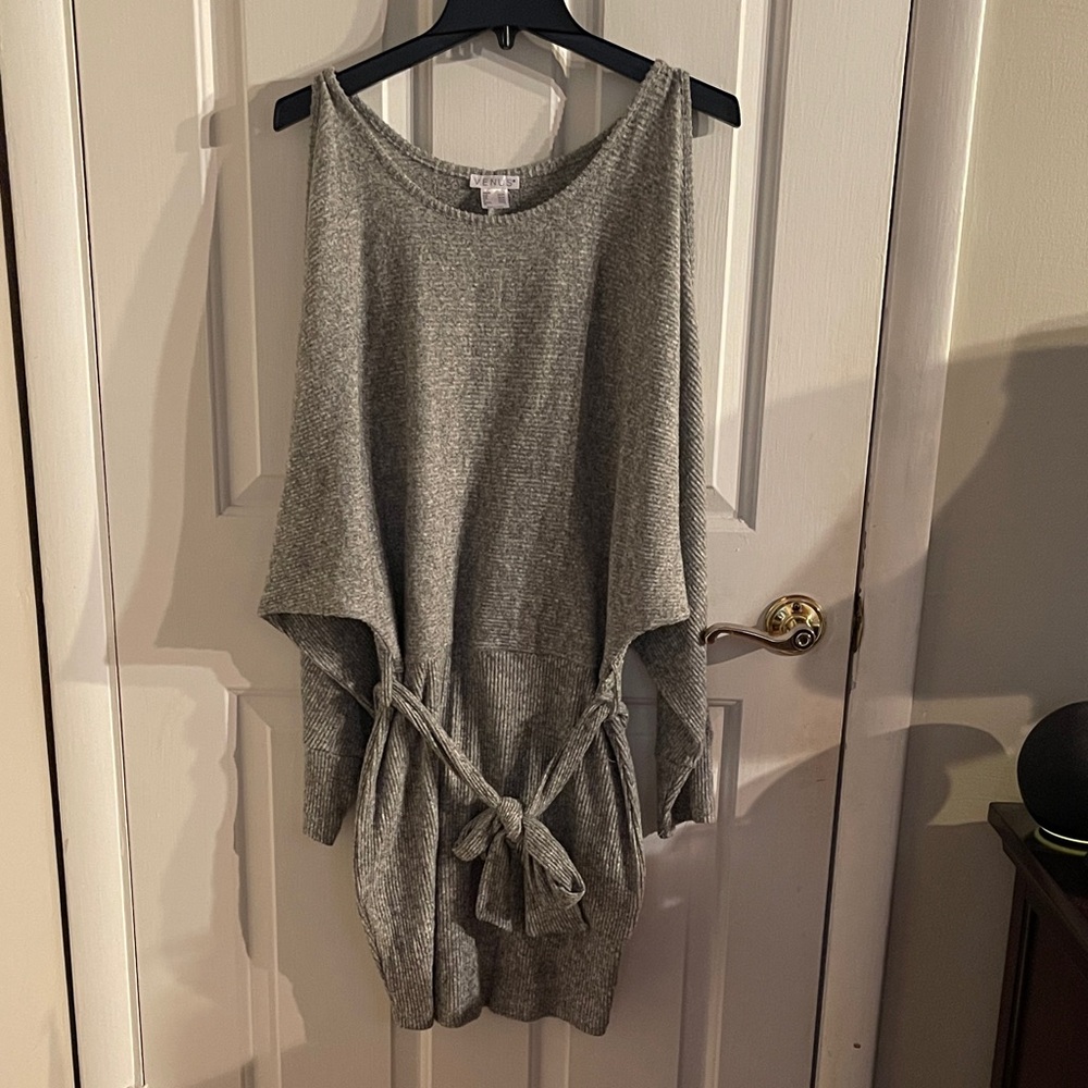 VENUS Heather Gray Knit Dress